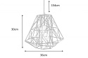 Invicta Interior INVICTA lampa wisząca CAGE S czarny nowoczesna i stylowa Invicta Interior INVICTA lampa wisząca CAGE S czarny nowoczesna i stylowa