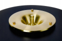 King Home Lampa biurkowa stołowa ARTE czarno złota - aluminium metal przesłona szkło mleczne 3 x E14 King Home Lampa biurkowa stołowa ARTE czarno złota - aluminium metal przesłona szkło mleczne 3 x E14