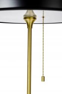 King Home Lampa biurkowa stołowa ARTE czarno złota - aluminium metal przesłona szkło mleczne 3 x E14 King Home Lampa biurkowa stołowa ARTE czarno złota - aluminium metal przesłona szkło mleczne 3 x E14