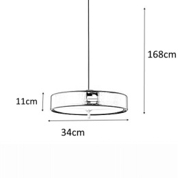 King Home Lampa wisząca ARTE czarna - aluminium metal złoty tworzywo 3xE14