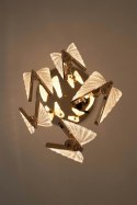 King Home Lampa wisząca LED BUTTERFLY DISC 5 różowe złoto metal transparentny akryl King Home Lampa wisząca LED BUTTERFLY DISC 5 różowe złoto metal transparentny akryl