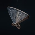King Home Lampa wisząca LED BUTTERFLY S metal różowe złoto akryl transparentny King Home Lampa wisząca LED BUTTERFLY S metal różowe złoto akryl transparentny