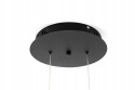 King Home Lampa wisząca sufitowa LED CIRCULO 100 kształt okręgu czarna metal aluminium King Home Lampa wisząca sufitowa LED CIRCULO 100 kształt okręgu czarna metal aluminium