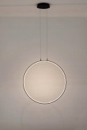 King Home Lampa wisząca sufitowa LED CIRCULO 80 czarna metal aluminium King Home Lampa wisząca sufitowa LED CIRCULO 80 czarna metal aluminium
