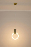 King Home Lampa wisząca sufitowa HOPP 30 antyczny mosiądz ze świetlówką King Home Lampa wisząca sufitowa HOPP 30 antyczny mosiądz ze świetlówką