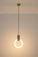King Home Lampa wisząca sufitowa HOPP 40 antyczny mosiądz ze świetlówką King Home Lampa wisząca sufitowa HOPP 40 antyczny mosiądz ze świetlówką