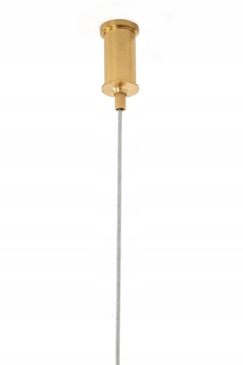 LAMPA WISZĄCA LED sufitowa VISTA 60 ZŁOTA stal polerowana osłona akrylowa King Home LAMPA WISZĄCA LED sufitowa VISTA 60 ZŁOTA stal polerowana osłona akrylowa King Home