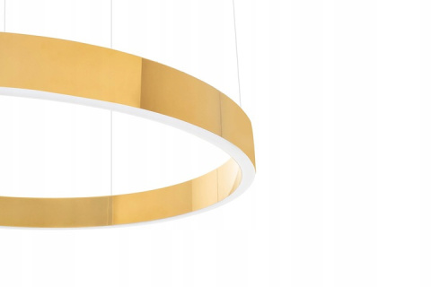 LAMPA WISZĄCA LED sufitowa VISTA 60 ZŁOTA stal polerowana osłona akrylowa King Home LAMPA WISZĄCA LED sufitowa VISTA 60 ZŁOTA stal polerowana osłona akrylowa King Home