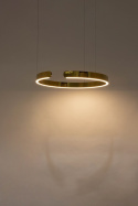 LAMPA WISZĄCA LED sufitowa VISTA 60 ZŁOTA stal polerowana osłona akrylowa King Home LAMPA WISZĄCA LED sufitowa VISTA 60 ZŁOTA stal polerowana osłona akrylowa King Home
