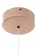 King Home Lampa wisząca sufitowa LED VISTA 80 miedziany chrom stal polerowana akrylowa osłona King Home Lampa wisząca sufitowa LED VISTA 80 miedziany chrom stal polerowana akrylowa osłona