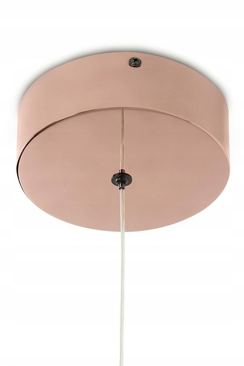 King Home Lampa wisząca sufitowa LED VISTA 80 miedziany chrom stal polerowana akrylowa osłona King Home Lampa wisząca sufitowa LED VISTA 80 miedziany chrom stal polerowana akrylowa osłona