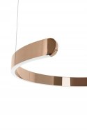 King Home Lampa wisząca sufitowa LED VISTA 80 miedziany chrom stal polerowana akrylowa osłona King Home Lampa wisząca sufitowa LED VISTA 80 miedziany chrom stal polerowana akrylowa osłona
