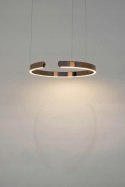 King Home Lampa wisząca sufitowa LED VISTA 80 miedziany chrom stal polerowana akrylowa osłona King Home Lampa wisząca sufitowa LED VISTA 80 miedziany chrom stal polerowana akrylowa osłona