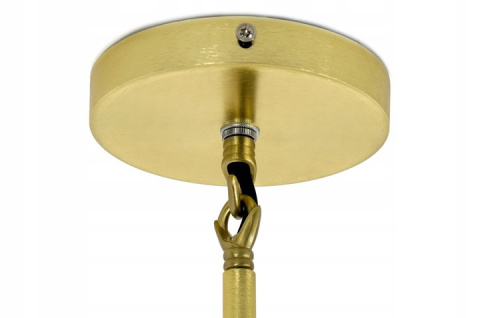 LAMPA WISZĄCA sufitowa CANDELABR 6 ZŁOTA - aluminium, klosze szkło satynowe 6xG9 King Home LAMPA WISZĄCA sufitowa CANDELABR 6 ZŁOTA - aluminium, klosze szkło satynowe 6xG9 King Home
