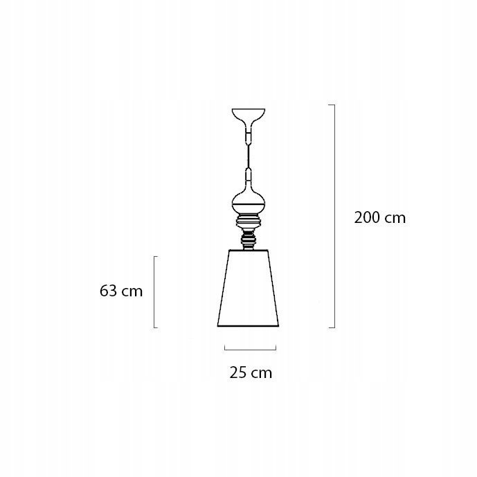 King Home Lampa wisząca sufitowa QUEEN 25 złota aluminium tworzywo E27 King Home Lampa wisząca sufitowa QUEEN 25 złota aluminium tworzywo E27