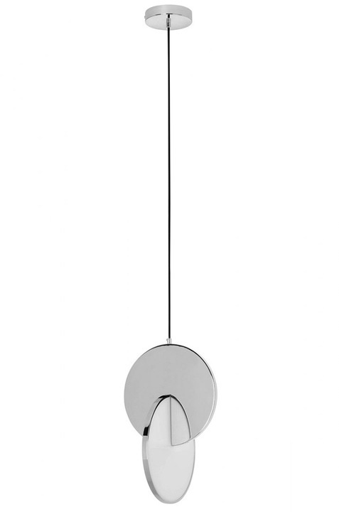 King Home Lampa wisząca DISCO chromowana - LED, stal polerowana King Home Lampa wisząca DISCO chromowana - LED, stal polerowana