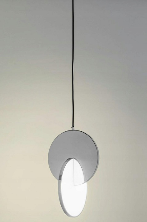 King Home Lampa wisząca DISCO chromowana - LED, stal polerowana King Home Lampa wisząca DISCO chromowana - LED, stal polerowana