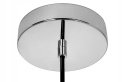 King Home Lampa wisząca DISCO chromowana - LED, stal polerowana King Home Lampa wisząca DISCO chromowana - LED, stal polerowana