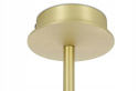King Home Lampa wisząca LORO 1 metalowa złota - LED klosz biały tworzywo PP w kształcie ptaka King Home Lampa wisząca LORO 1 metalowa złota - LED klosz biały tworzywo PP w kształcie ptaka