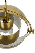 King Home Lampa wisząca VARIA złota - stal nierdzewna ruchomy klosz E27 King Home Lampa wisząca VARIA złota - stal nierdzewna ruchomy klosz E27