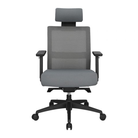 Maduu Studio Fotel biurowy Press szary/szary z zagłów kiem Maduu Studio Fotel biurowy Press szary/szary z zagłów kiem