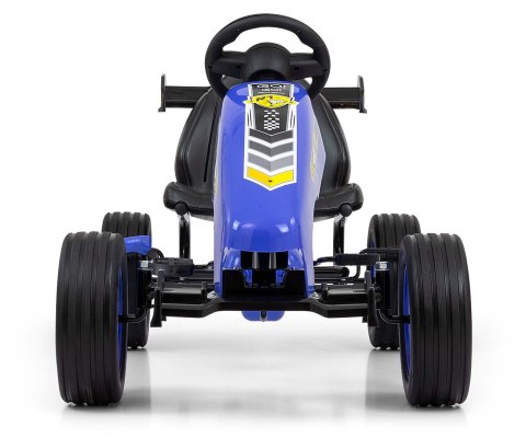 Milly Mally Pojazd Gokart na pedały Rocket Navy Niebieski aerodynamiczna sylwetka regulowane sportowe siedzisko hamulec 3 lata+ Milly Mally Pojazd Gokart na pedały Rocket Navy Niebieski aerodynamiczna sylwetka regulowane sportowe siedzisko hamulec 3 lata+