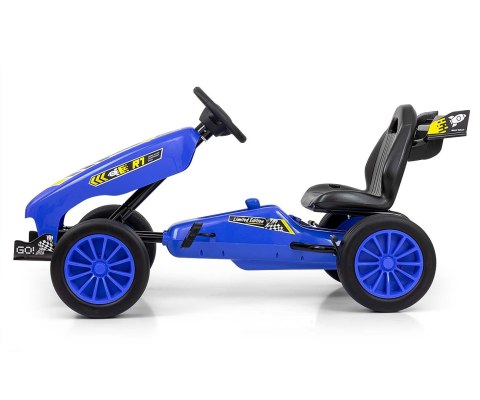 Milly Mally Pojazd Gokart na pedały Rocket Navy Niebieski aerodynamiczna sylwetka regulowane sportowe siedzisko hamulec 3 lata+ Milly Mally Pojazd Gokart na pedały Rocket Navy Niebieski aerodynamiczna sylwetka regulowane sportowe siedzisko hamulec 3 lata+