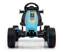 Milly Mally Pojazd Gokart na pedały Rocket Ocean Niebieski aerodynamiczna sylwetka regulowane sportowe siedzisko hamulec 3 lata+