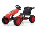 Milly Mally Pojazd Gokart na pedały Rocket Red Czerwony aerodynamiczna sylwetka regulowane sportowe siedzisko hamulec 3 lata+