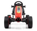 Milly Mally Pojazd Gokart na pedały Rocket Red Czerwony aerodynamiczna sylwetka regulowane sportowe siedzisko hamulec 3 lata+ Milly Mally Pojazd Gokart na pedały Rocket Red Czerwony aerodynamiczna sylwetka regulowane sportowe siedzisko hamulec 3 lata+