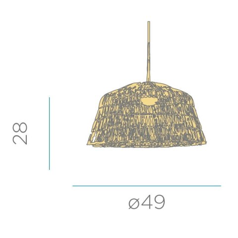 New Garden NEW GARDEN lampa wisząca AMALFI 50 INDOOR New Garden NEW GARDEN lampa wisząca AMALFI 50 INDOOR