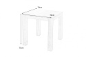 Invicta Interior INVICTA stół bistro LAGOS 70 cm sheesham - lite drewno palisander Invicta Interior INVICTA stół bistro LAGOS 70 cm sheesham - lite drewno palisander
