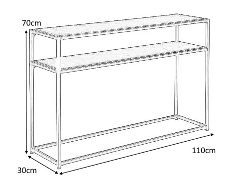 SIGNAL KONSOLKA SYMPHONY C BLAT PŁYTA LAMINOWANA CZARNY/ STELAŻ CZARNY METAL 110X30 Z PÓŁKĄ SIGNAL KONSOLKA SYMPHONY C BLAT PŁYTA LAMINOWANA CZARNY/ STELAŻ CZARNY METAL 110X30 Z PÓŁKĄ
