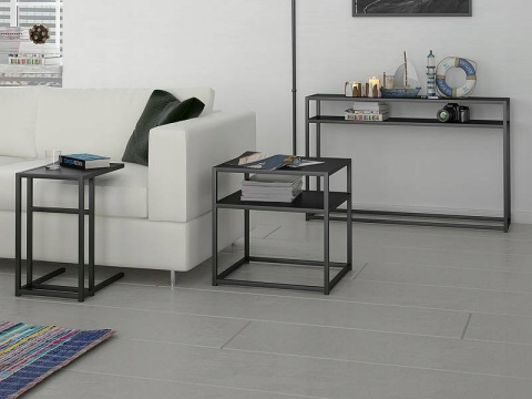 SIGNAL KONSOLKA SYMPHONY C BLAT PŁYTA LAMINOWANA CZARNY/ STELAŻ CZARNY METAL 110X30 Z PÓŁKĄ SIGNAL KONSOLKA SYMPHONY C BLAT PŁYTA LAMINOWANA CZARNY/ STELAŻ CZARNY METAL 110X30 Z PÓŁKĄ