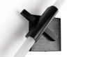 King Home Kinkiet CANDELABR WALL czarny - aluminium, klosze szkło satynowe King Home Kinkiet CANDELABR WALL czarny - aluminium, klosze szkło satynowe