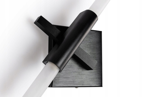 King Home Kinkiet CANDELABR WALL czarny - aluminium, klosze szkło satynowe King Home Kinkiet CANDELABR WALL czarny - aluminium, klosze szkło satynowe