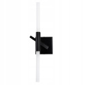 King Home Kinkiet CANDELABR WALL czarny - aluminium, klosze szkło satynowe King Home Kinkiet CANDELABR WALL czarny - aluminium, klosze szkło satynowe