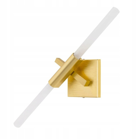 King Home Kinkiet CANDELABR WALL złoty - aluminium, klosze szkło satynowe G9 King Home Kinkiet CANDELABR WALL złoty - aluminium, klosze szkło satynowe G9