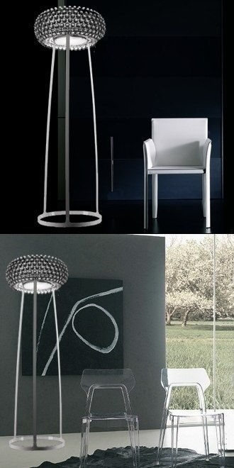 King Home Lampa podłogowa ARIA FLOOR 65 - kolor transparentny King Home Lampa podłogowa ARIA FLOOR 65 - kolor transparentny