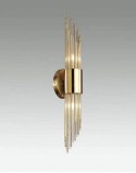 KINKIET LAMPA ŚCIENNA AMADEO ZŁOTA metal KLOSZE KRYSZTAŁOWE E14 King Home nowoczesna i elegancka KINKIET LAMPA ŚCIENNA AMADEO ZŁOTA metal KLOSZE KRYSZTAŁOWE E14 King Home nowoczesna i elegancka