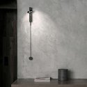 King Home Kinkiet Lampa ścienna LED CLARID BLACK czarna aluminium stal klosz regulowany do wnętrz klasycznych i nowoczesnych King Home Kinkiet Lampa ścienna LED CLARID BLACK czarna aluminium stal klosz regulowany do wnętrz klasycznych i nowoczesnych