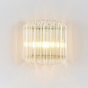 King Home Kinkiet Lampa ścienna PALACE złota metal kryształ bezbarwny 2xE14 King Home Kinkiet Lampa ścienna PALACE złota metal kryształ bezbarwny 2xE14