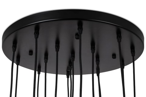 LAMPA SUFITOWA wisząca CANNON DISC 16 stal KOLOR MIEDZIANY klosze SZKŁO BIAŁE 16xG9 King Home LAMPA SUFITOWA wisząca CANNON DISC 16 stal KOLOR MIEDZIANY klosze SZKŁO BIAŁE 16xG9 King Home
