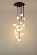 LAMPA SUFITOWA wisząca CANNON DISC 16 stal KOLOR MIEDZIANY klosze SZKŁO BIAŁE 16xG9 King Home LAMPA SUFITOWA wisząca CANNON DISC 16 stal KOLOR MIEDZIANY klosze SZKŁO BIAŁE 16xG9 King Home