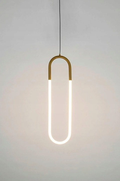 King Home Lampa wisząca sufitowa PUZO LED L antyczny mosiądz stal King Home Lampa wisząca sufitowa PUZO LED L antyczny mosiądz stal