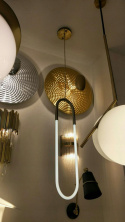 King Home Lampa wisząca sufitowa PUZO LED L antyczny mosiądz stal King Home Lampa wisząca sufitowa PUZO LED L antyczny mosiądz stal