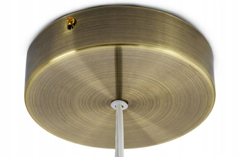 King Home Lampa wisząca sufitowa PUZO LED L antyczny mosiądz stal King Home Lampa wisząca sufitowa PUZO LED L antyczny mosiądz stal