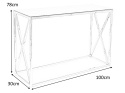 SIGNAL KONSOLKA ELISE S SZKŁO DYMIONE/ZŁOTY 100X30 - nowoczesna szkło hartowane, stelaż metalowy SIGNAL KONSOLKA ELISE S SZKŁO DYMIONE/ZŁOTY 100X30 - nowoczesna szkło hartowane, stelaż metalowy