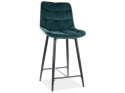 SIGNAL PÓŁHOKER 60cm CHIC H-2 KRZESŁO BAROWE VELVET ZIELONY BLUVEL 78 CZARNY STELAŻ METALOWY DO KUCHNI DO BARU PUBU Z PODPÓRKĄ SIGNAL PÓŁHOKER 60cm CHIC H-2 KRZESŁO BAROWE VELVET ZIELONY BLUVEL 78 CZARNY STELAŻ METALOWY DO KUCHNI DO BARU PUBU Z PODPÓRKĄ