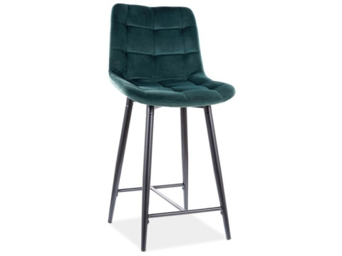 SIGNAL PÓŁHOKER 60cm CHIC H-2 KRZESŁO BAROWE VELVET ZIELONY BLUVEL 78 CZARNY STELAŻ METALOWY DO KUCHNI DO BARU PUBU Z PODPÓRKĄ SIGNAL PÓŁHOKER 60cm CHIC H-2 KRZESŁO BAROWE VELVET ZIELONY BLUVEL 78 CZARNY STELAŻ METALOWY DO KUCHNI DO BARU PUBU Z PODPÓRKĄ